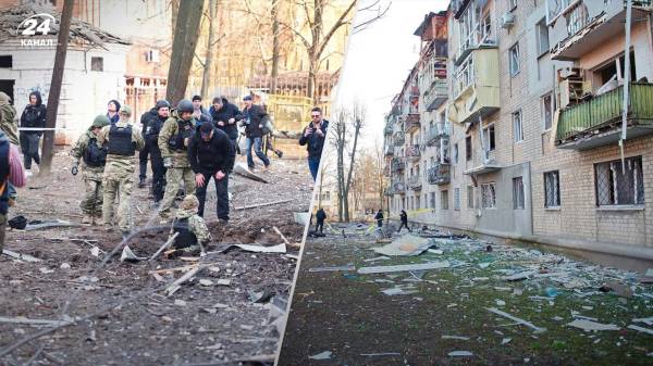 Повсюду горы битого стекла: полиция показала Харьков после удара оккупантов