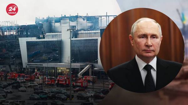 Путин использует теракт в “Крокус Сити Холле” в войне против Украины, – Bloomberg