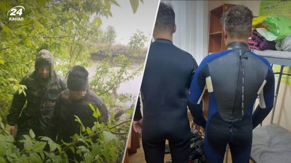 Двое мужчин переплыли реку, чтобы вернуться из ЕС в Украину