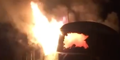 Бавовна на залізниці РФ: згоріли два тепловози – відео від ГУР