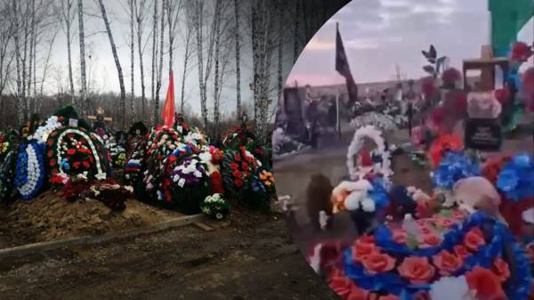 В России подростки разгромили могилы погибших в Украине оккупантов