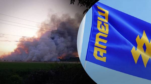 “Пожар продолжался до утра”: “Атеш” рассказал, как повреждены цистерны с горючим под Луганском