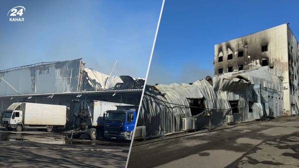 Пожарище и руины: в сети показали, как выглядят склады почты после ночной атаки