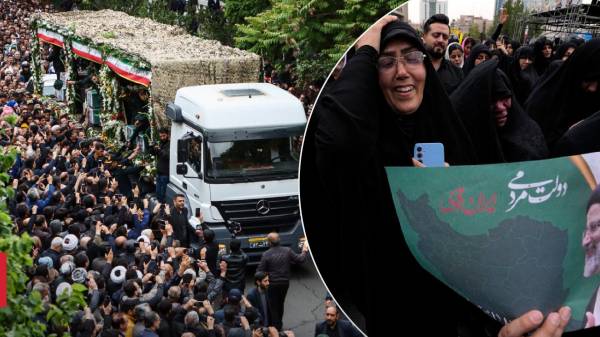 Продлится несколько дней: в Иране начали церемонию похорон президента Раисе