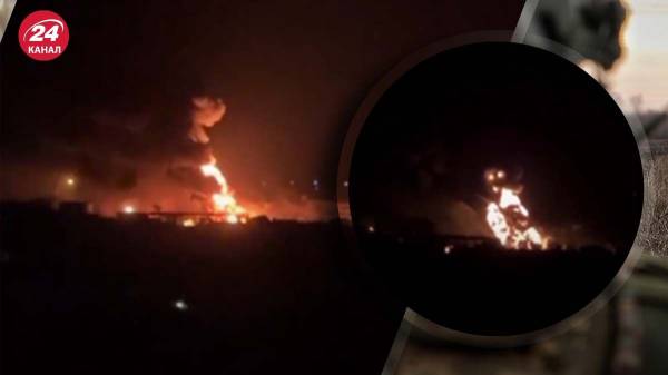 У Луганську приліт по нафтобазі російських окупантів: почалася сильна пожежа