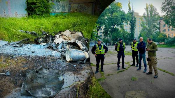 Над Одесою сили ППО знищили ворожий дрон: фото уламків у місті