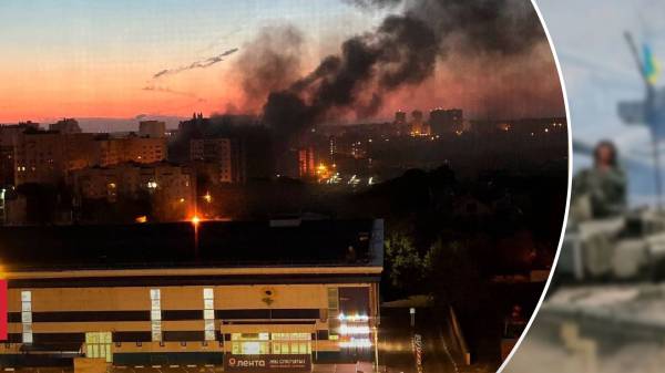 Над містом здіймається дим пожеж: у Бєлгороді заявили про обстріл