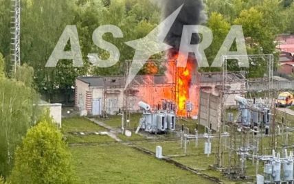 Біля Москви спалахнула пожежа на території в/ч ФСБ – фото, відео ТСН новини 1+1