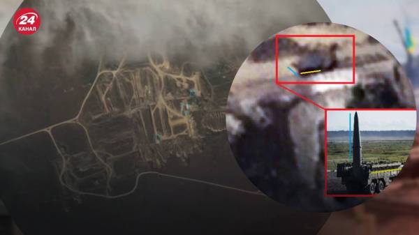 На месте ракетных установок “Искандер-М” в Крыму произошел пожар: спутниковые кадры
