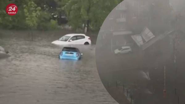 Справжній “апокаліпсис”: Росію накрили потужний ураган та град, Москва йде “під воду”