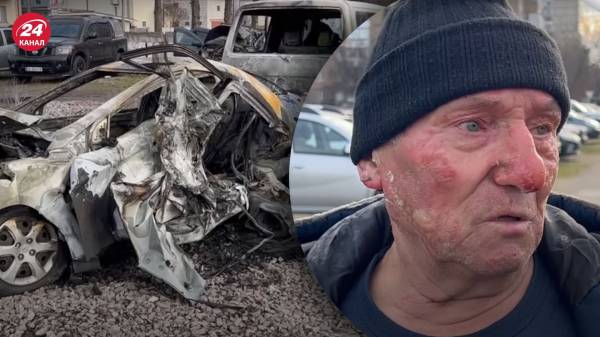Умер киевлянин, который после “прилета” героически сел в горящее авто, чтобы спасти соседние