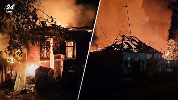 Частные дома в огне, есть пострадавшие: в ОВА рассказали о ночном терроре врага по Харькову