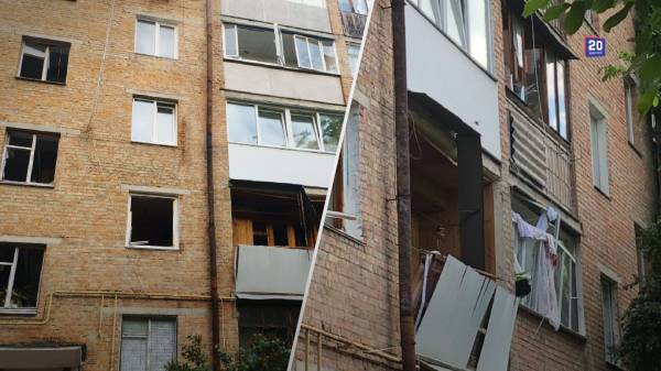 В Виннице прогремел мощный взрыв: в одном из домов вынесло балкон