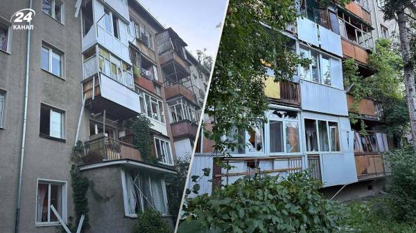Зафіксовано пошкодження житла та дитячого садка в Івано-Франківську: фото нічної атаки на місто