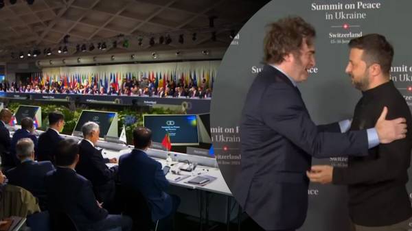 Президент Аргентины Милей прибыл на Саммит мира, лидер Колумбии проигнорировал