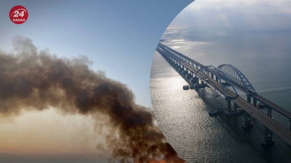 В Керчи раздаются громкие взрывы: оккупанты “маскируют” Крымский мост