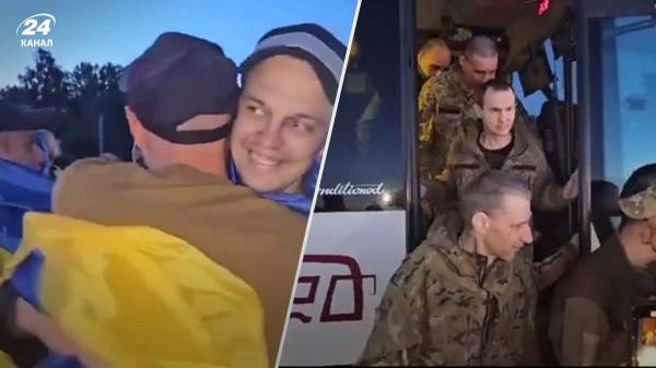 Наші вдома, – Зеленський показав відео з українськими полоненими, яких повернули додому