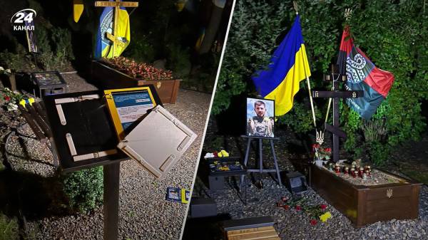 Пошкодження могил українських Героїв у Києві: прокуратура сказала, хто це зробив