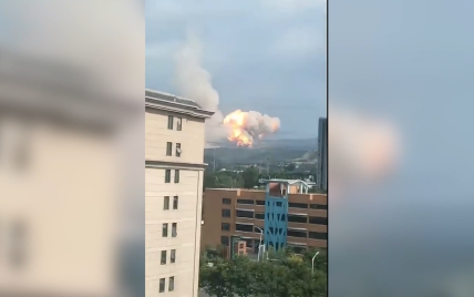 Китайська ракета вибухнула під час випробувань – видовищне відео