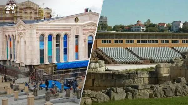 Построили театр: россияне уничтожили античный Херсонес и украли оттуда артефакты