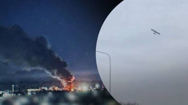 Беспилотники атаковали три региона России: на нефтебазе вспыхнул пожар