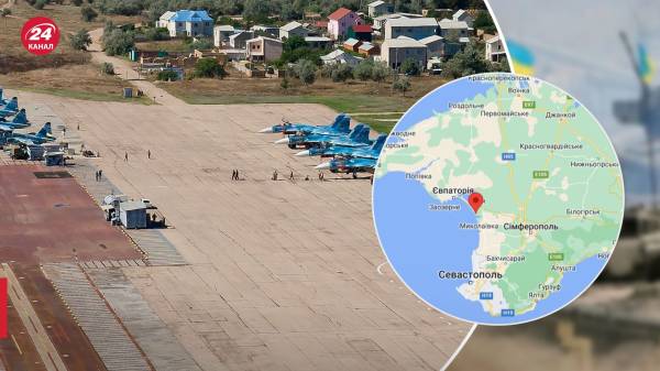 Україна атакувала військовий аеродром окупантів в Саках: показуємо на карті, де він