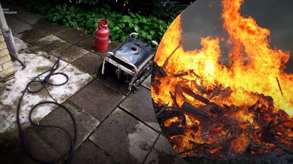 В Киевской и Одесской областях горели генератор и батареи: есть пострадавшие