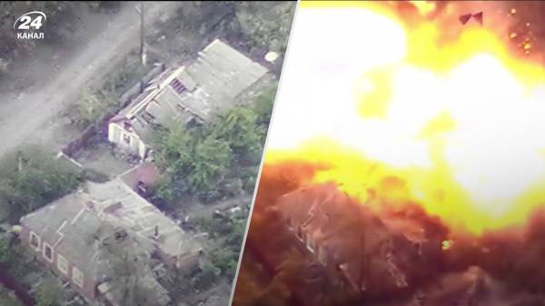 Российский склад с боеприпасами взлетел в воздух вместе с оккупантами: эффектное видео