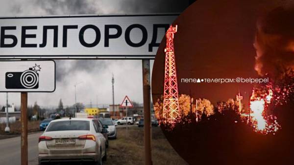 У Бєлгородській області палала підстанція: у Росії заявили про атаку дронів