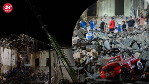 Во время ночных разборов завалов в Киеве найдено тело мальчика