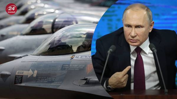 “Усе зіб’ємо та знищимо”: у Путіна різко пригрозили через ймовірне прибуття F-16 до України