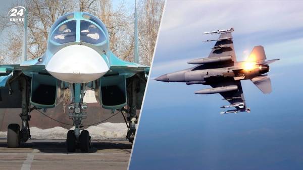 Сили оборони, ймовірно, збили з F-16 російський винищувач Су-34, – ISW