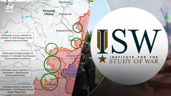 Які події на фронтах в Україні та Росії впливають на перебіг війни: новий звіт ISW та карти боїв