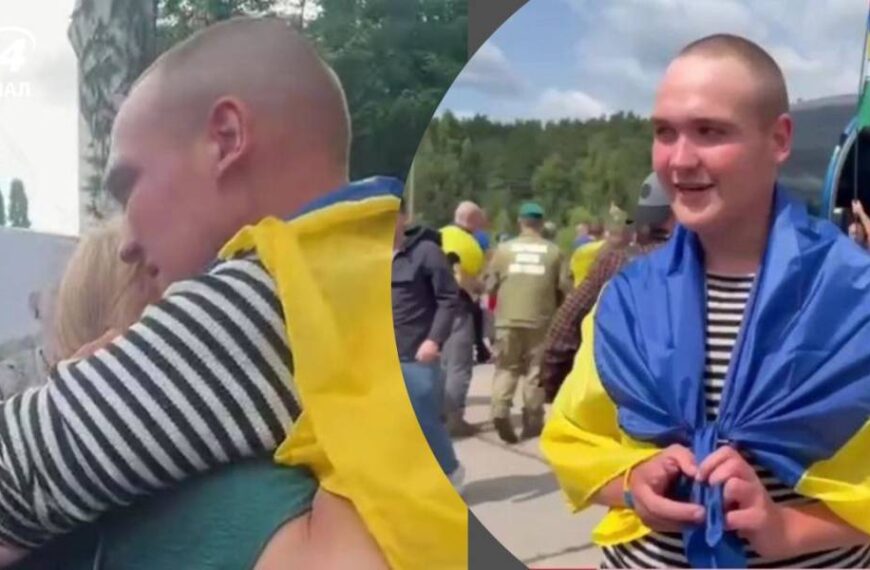 “Я поряд”: у мережі показали щемливий момент зустрічі мами з сином, який повернувся з полону