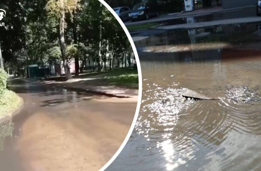 Підмосковний Корольов потонув у нечистотах: як виглядають затоплені вулиці міста