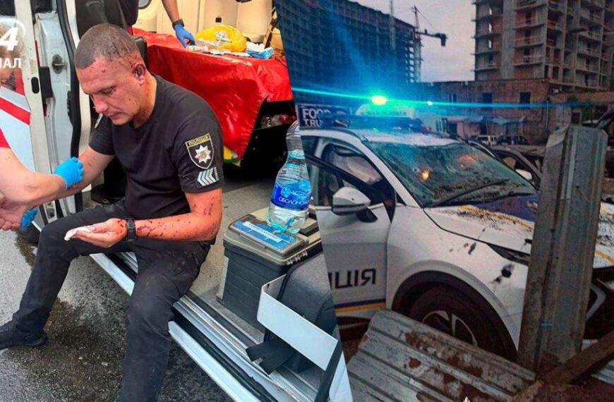 Нічний обстріл: серед постраждалих у Києві – троє поліцейських, які їхали на виклик