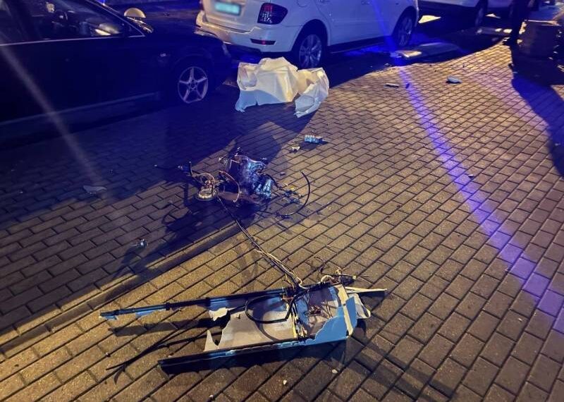 На одній з вулиць Мінська впав невідомий дрон