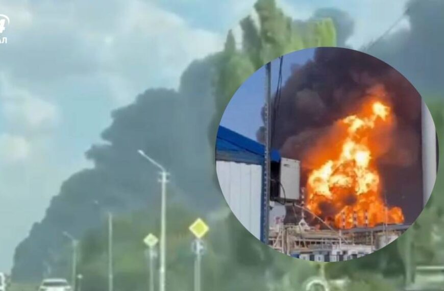 Новошахтинський НПЗ палає уже 3 день, загорівся ще один резервуар: нові відео