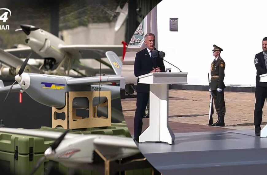 Прем’єр Карні заявив, що виробництво дронів уже починається і в Канаді, і в Україні