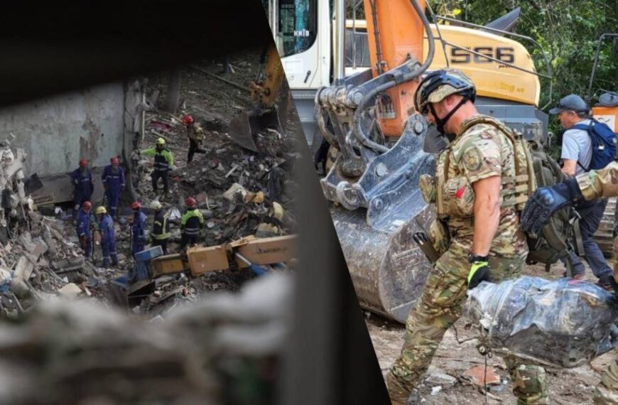 Клименко показав двигун російської ракети, яка влучила в будинок у Києві