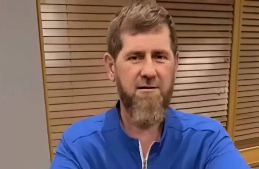 Сильно схудлий Кадиров з’явився у мережі після того, як ледь не потонув у Бодрумі