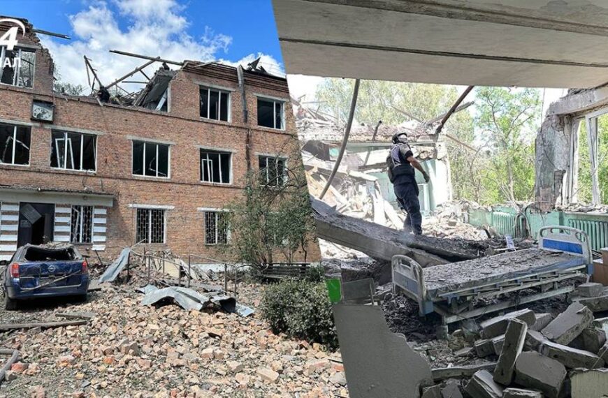 Удар по надважливій лікарні: кадри з влучанням новими КАБами по спальному району Харкова