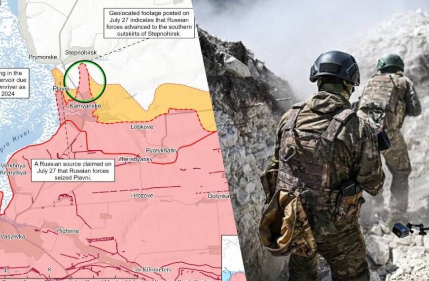 Ворог просунувся вздовж Дніпра й кордону Дніпропетровщини: огляд і карти фронту від ISW