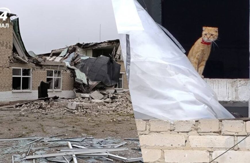 Росіяни вдарили по дитячому інтернату на Харківщині: будівля повністю знищена