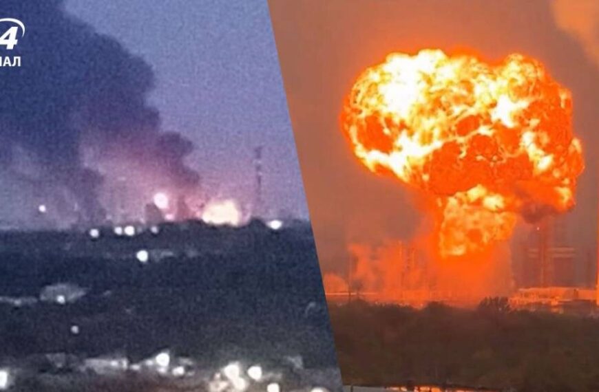 У Рязані, Феодосії та Новокуйбишевську – масштабні пожежі: ймовірно, горять НПЗ та нафтобази
