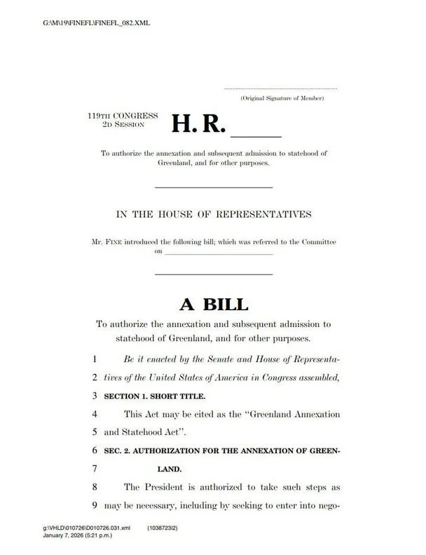 До Конгресу США внесли законопроєкт про анексію Гренландії / © Фото з відкритих джерел