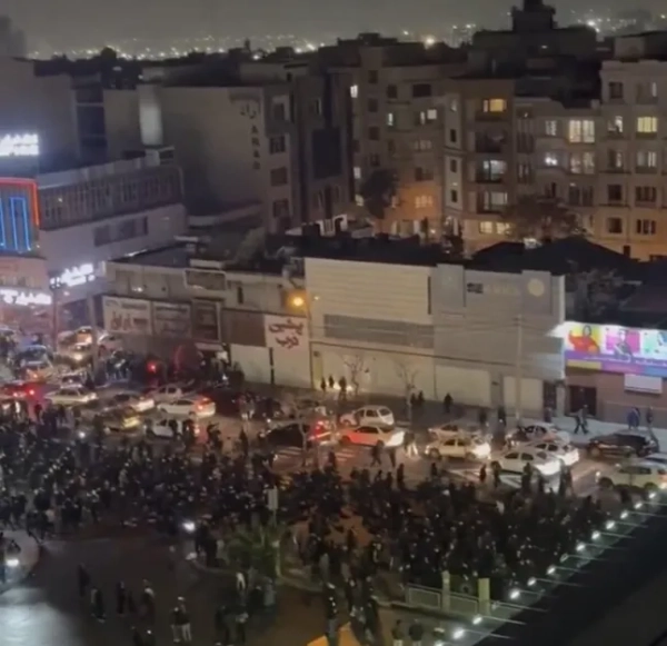 Протести в Тегерані, Іран, 08.01.26 (Фото: X)