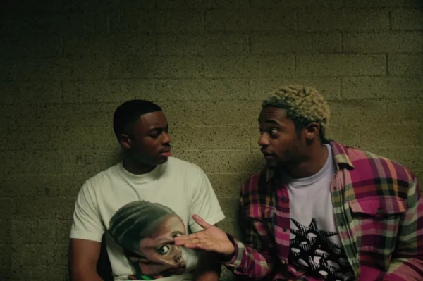 Шоу Вінса Стейплза. Вінс Стейплз у ролі Вінса в 101-му епізоді «Шоу Вінса Стейплза». Найкращий фільм на Netflix 2024.