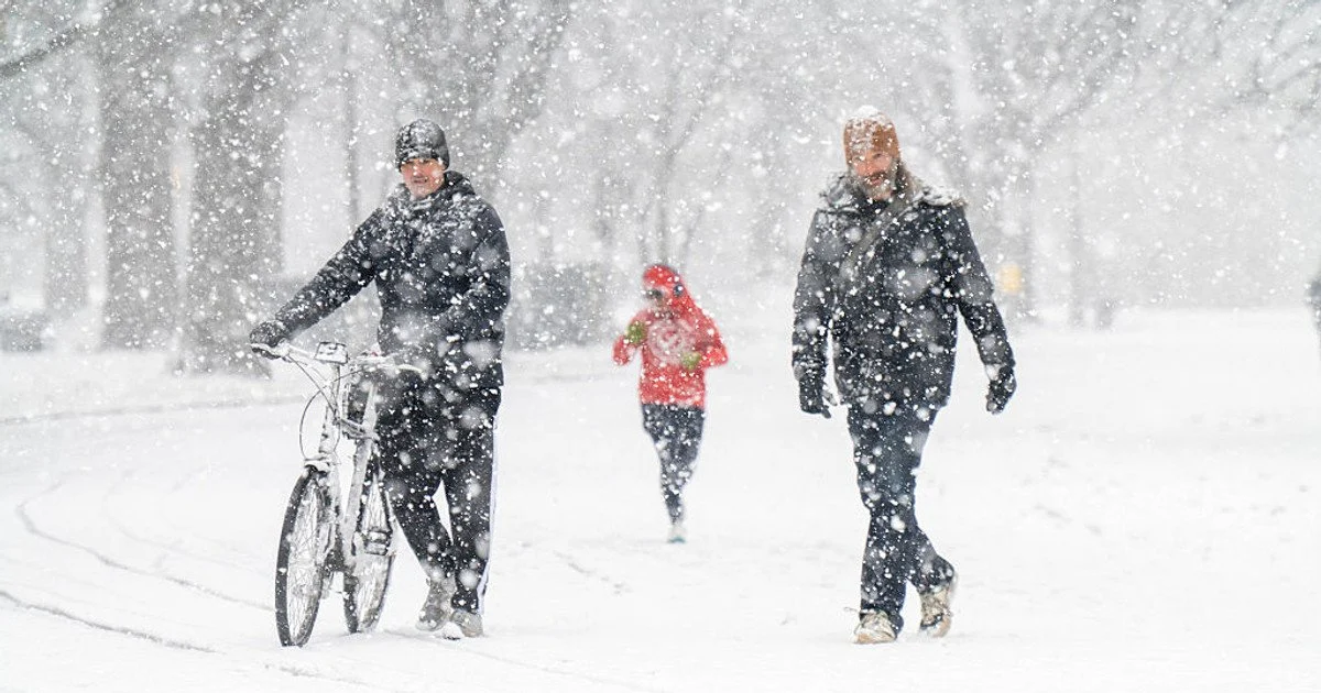 Снігопад у США