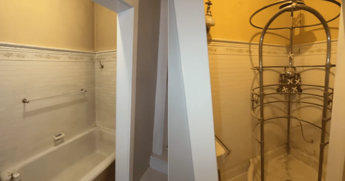 Головна ванна особняка Юенґлінг у Пенсильванії. Фото: @historicyuenglingmansion